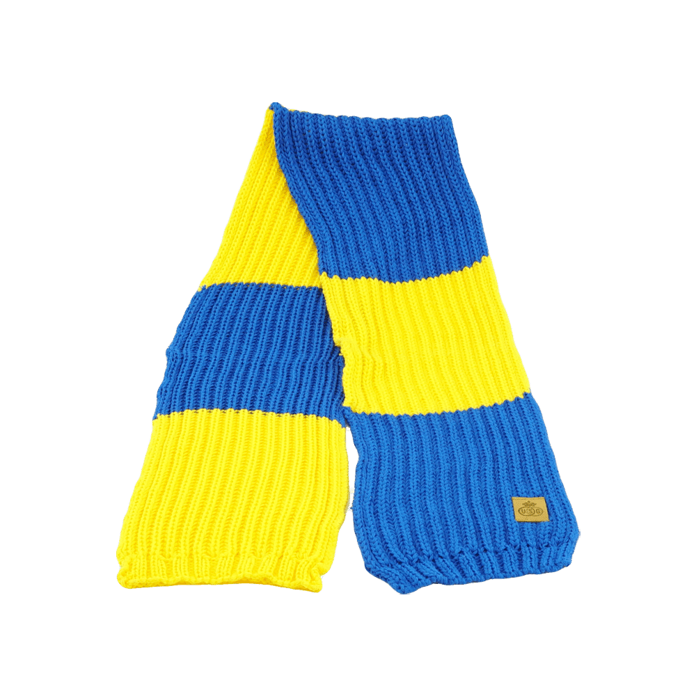 Custom retro knitted scarf